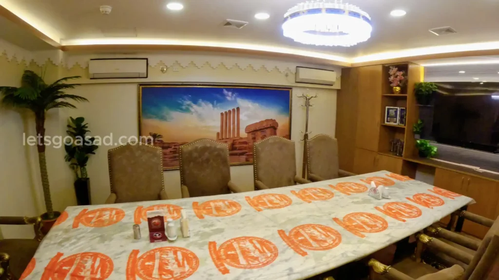 Al-Majlis Arabian Restaurant personal dining